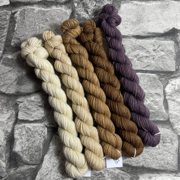 Hangefärbte Wolle -  Minipack – 503. Hier online kaufen.